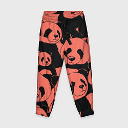Детские брюки С красными пандами