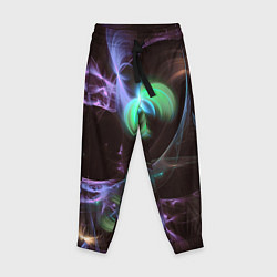 Детские брюки Магические фиолетовые волны и цветные космические