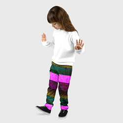 Брюки детские Patterned stripes, цвет: 3D-принт — фото 2