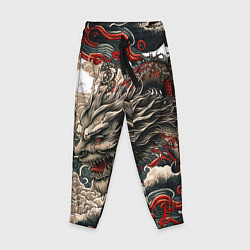 Детские брюки Тату дракона в стиле Ирезуми