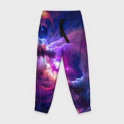 Детские брюки Небула в космосе в фиолетовых тонах - нейронная се