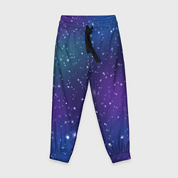 Детские брюки Фиолетовая розовая звездная туманность в космосе