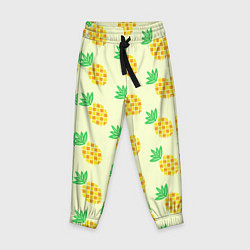 Детские брюки Летние ананасы