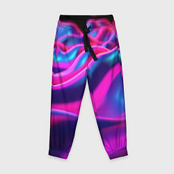 Детские брюки Фиолетовые неоновые волны