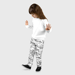 Брюки детские Камуфляж серый, цвет: 3D-принт — фото 2