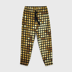Детские брюки Золотая мозаика, поверхность диско шара