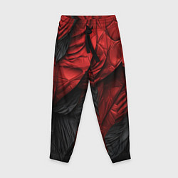 Детские брюки Red black texture
