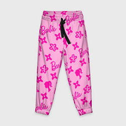 Детские брюки Барби паттерн розовый