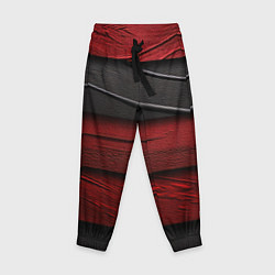 Детские брюки Black red texture