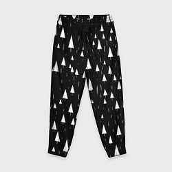 Брюки детские Еловый лес ночью, цвет: 3D-принт