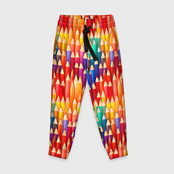 Детские брюки Цветные карандаши