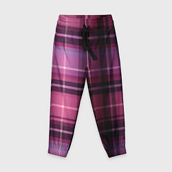 Детские брюки Фиолетовая шотландская клетка