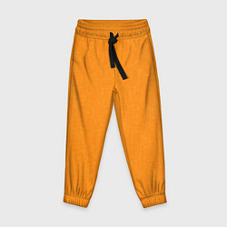 Детские брюки Жёлто-оранжевый текстура однотонный