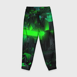 Детские брюки Симметрия зеленых теней
