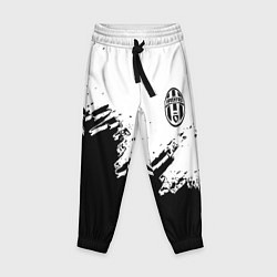 Брюки детские Juventus black sport texture, цвет: 3D-принт