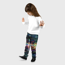 Брюки детские Медитативный арт, цвет: 3D-принт — фото 2