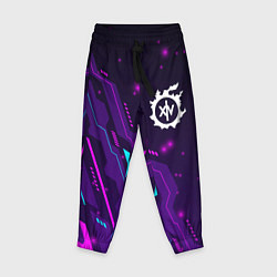 Брюки детские Final Fantasy neon gaming, цвет: 3D-принт