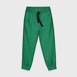 Детские брюки Текстура зелёный однотонный