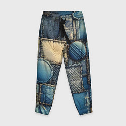 Детские брюки Denim patchwork - ai art