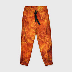 Детские брюки Пламя 8бит текстура