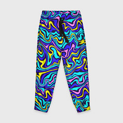 Детские брюки Psychedelic multicolored pattern