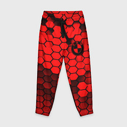 Брюки детские BMW карбоновая абстракция, цвет: 3D-принт