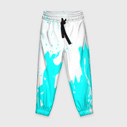 Брюки детские Голубой огонь текстура, цвет: 3D-принт