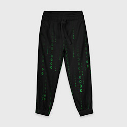 Брюки детские Color black green, цвет: 3D-принт