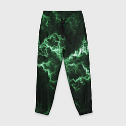 Брюки детские Lightning green line, цвет: 3D-принт