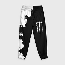 Брюки детские Monster energy краски белые, цвет: 3D-принт