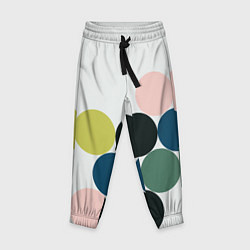 Брюки детские Кластер чил - абстракция, цвет: 3D-принт
