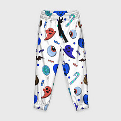 Брюки детские Halloween white, цвет: 3D-принт