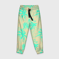 Детские брюки Palm light blue