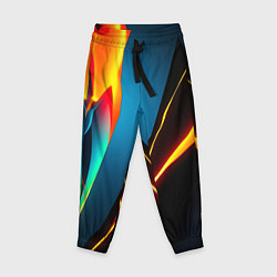 Брюки детские Multicoloured neon, цвет: 3D-принт