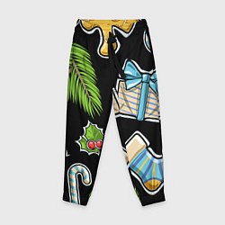 Брюки детские Christmas soul, цвет: 3D-принт