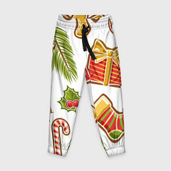 Брюки детские Рождественский вайб, цвет: 3D-принт