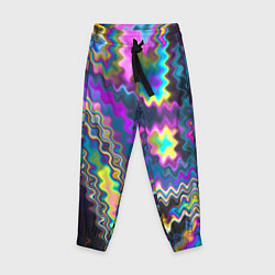 Брюки детские Абстракция переливы, цвет: 3D-принт