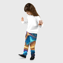 Брюки детские Сплавы разноцветные, цвет: 3D-принт — фото 2