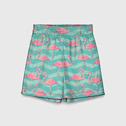 Детские шорты Flamingo Pattern