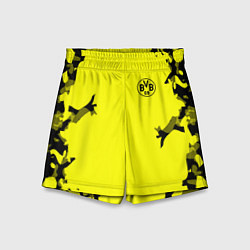 Шорты детские FC Borussia Dortmund: Yellow Original, цвет: 3D-принт