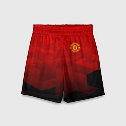 Детские шорты FC Man UTD: Red Poly