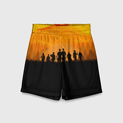 Детские шорты Red Dead Redemption: Orange Sun