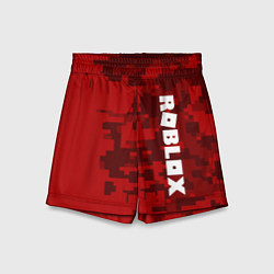 Детские шорты ROBLOX: Red Camo