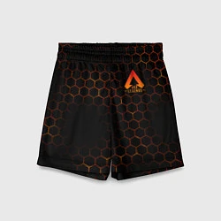 Детские шорты Apex Legends: Orange Carbon