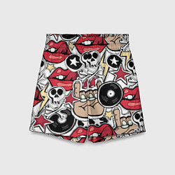 Шорты детские Тяжёлый рок, цвет: 3D-принт