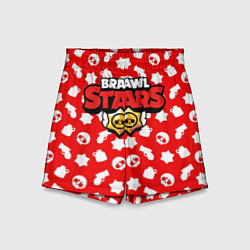 Детские шорты Brawl Stars: Red & White