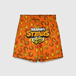 Детские шорты Brawl Stars: Orange Team