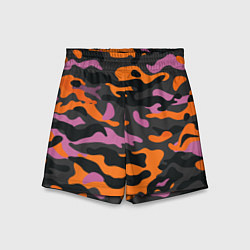Шорты детские КАМУФЛЯЖ COLOR, цвет: 3D-принт