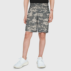 Шорты детские Цифровой камуфляж, цвет: 3D-принт — фото 2