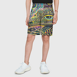 Шорты детские ИМПРЕССИОНИЗМ, цвет: 3D-принт — фото 2